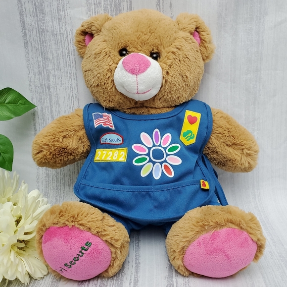 girl scout leopard plush